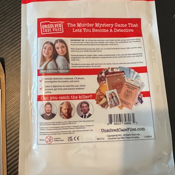 Unsolved Case Files- Gardner Twins - Picture 2 of 5